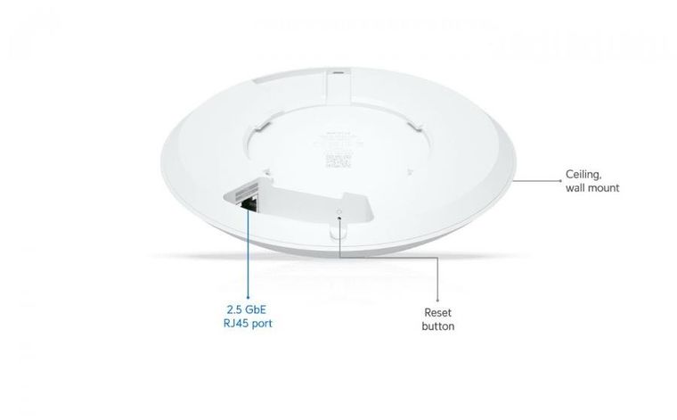 Ubiquiti, U7-LR, punkt dostępowy, WiFi 7, 1x RJ45 2.5GbE, PoE