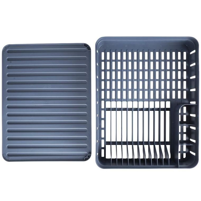 Vilde, Loft, ociekacz do naczyń, szara, 39,8-31-12 cm