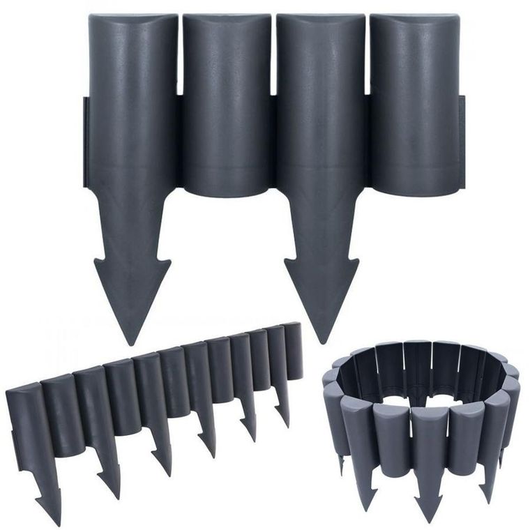 Vilde, palisada ogrodowa, grafitowa, 25 cm