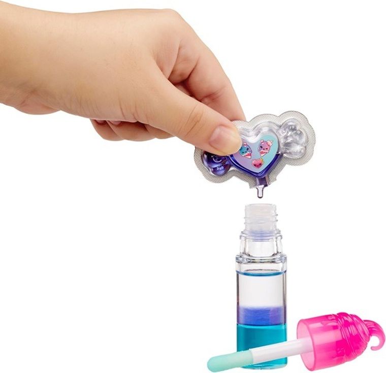 Yummiland, Lip Gloss Mystery Color, laleczka + pachnący błyszczyk DIY do ust