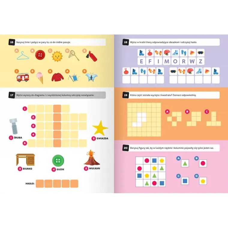 100 łamigłowek. Zadania dla dzieci od 7 lat