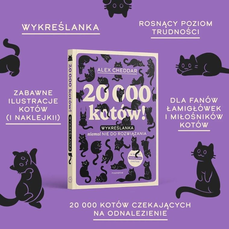 20 000 kotów! Wykreślanka niemal nie do rozwiązania
