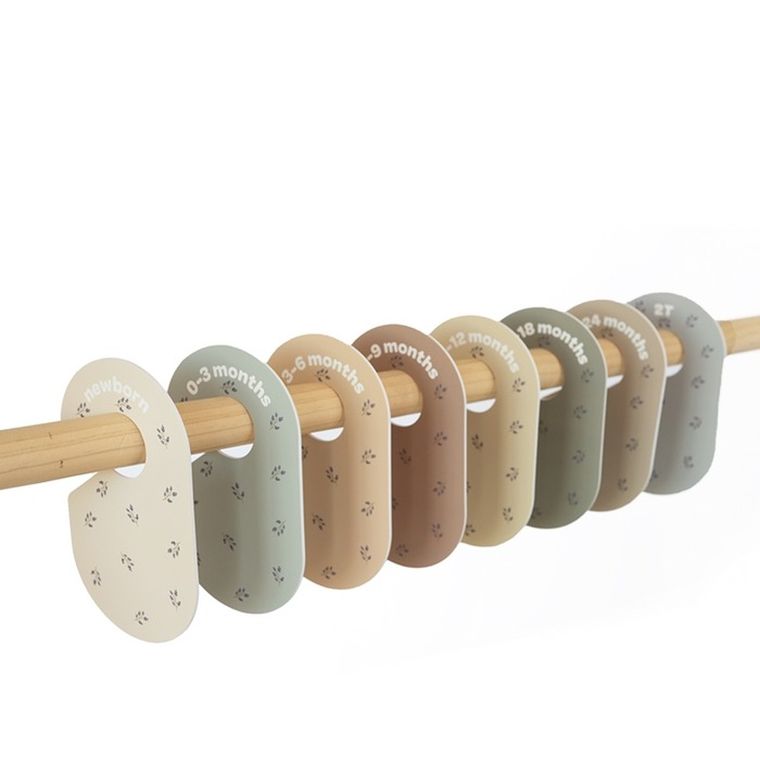 3 Sprouts, separator rozmiarów ubrań niemowlaka, blueberry