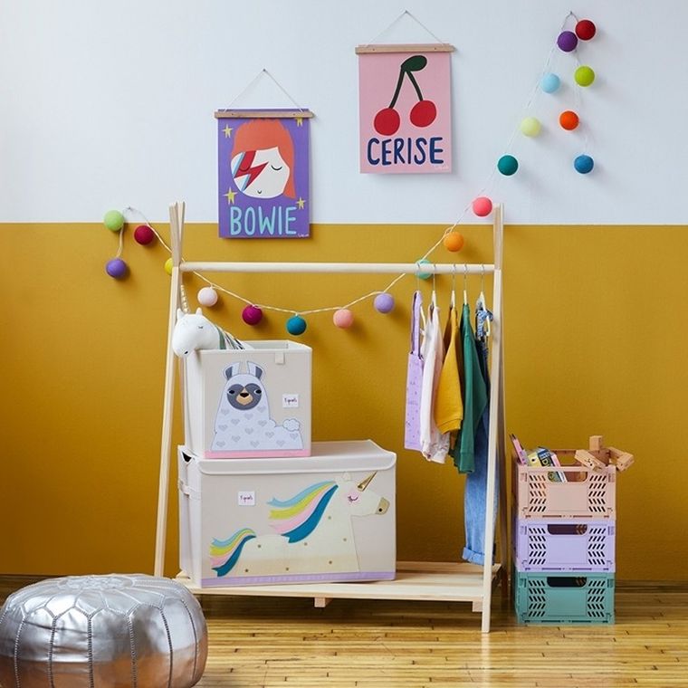 3 Sprouts, Unicorn, pudełko zamykane na zabawki, white