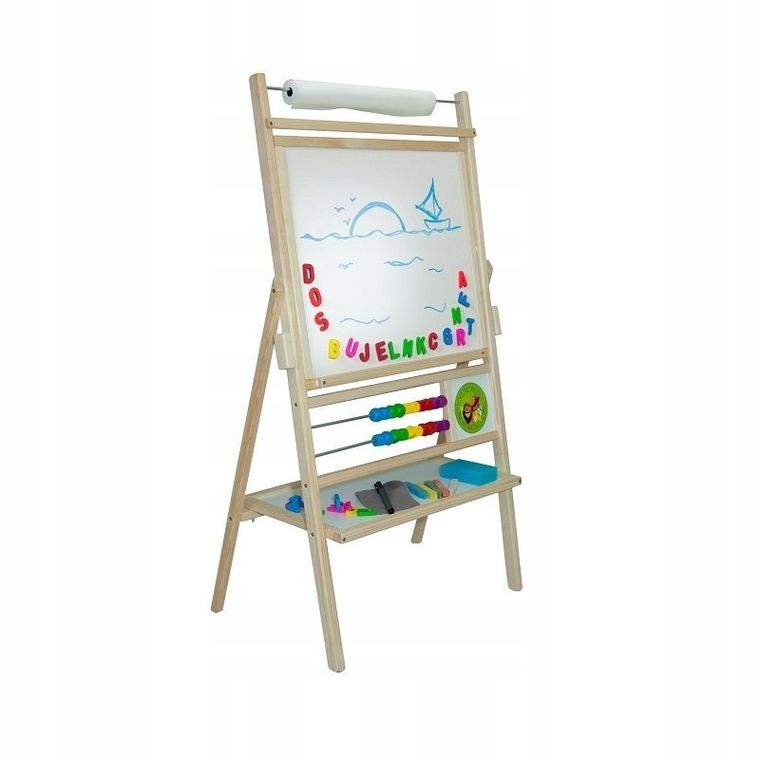 3TOYMS, tablica naturalna, magnetyczna, 4w1