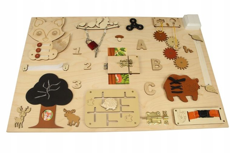 3toysm, tablica manipulacyjna, las, 50-75 cm
