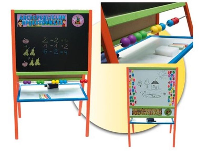 3toysm, tablica obrotowa, z rolką papieru, niebieska