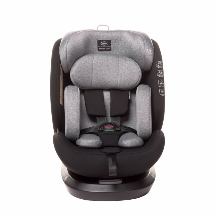4BABY, Roto-Fix, fotelik samochodowy, grey, 40-150 cm
