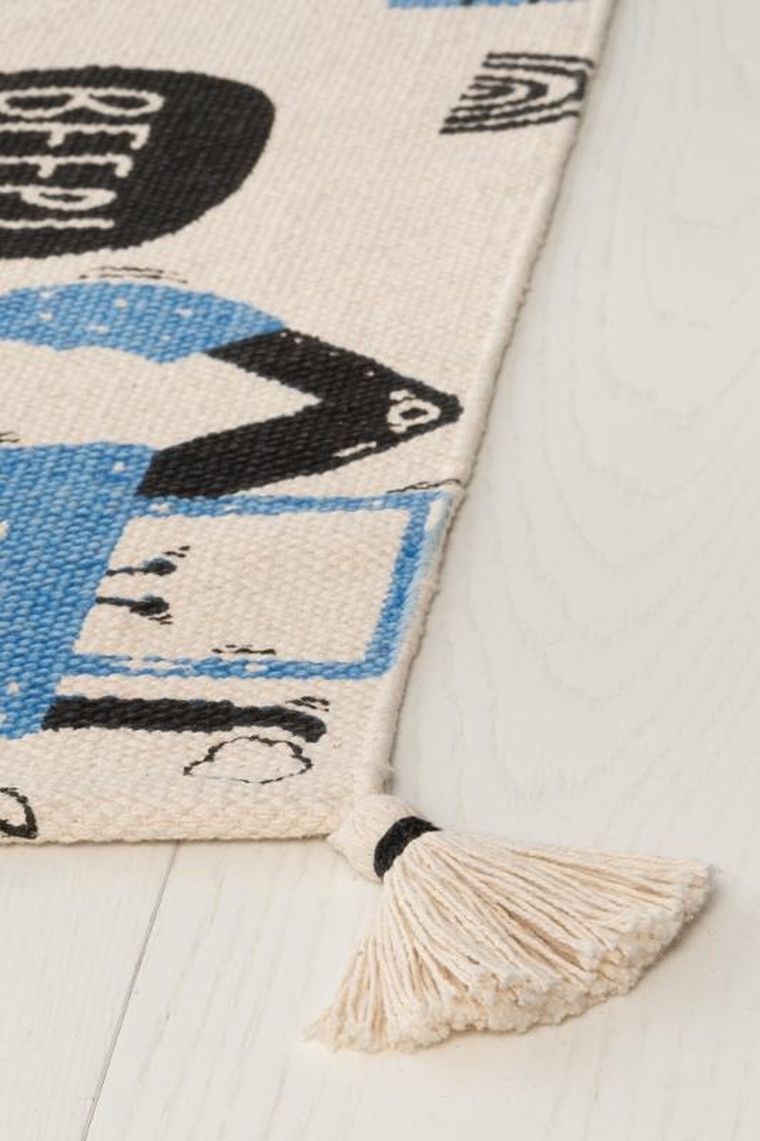 4living, dywan bawełniany, ciężarówki, 70-120 cm