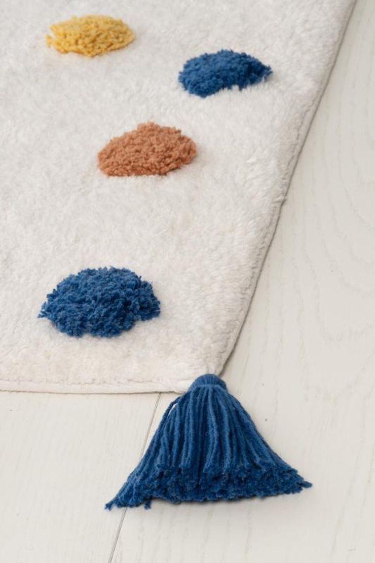 4living, dywan bawełniany w kropki, 70-120 cm