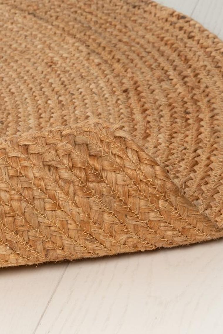 4living, dywanik jutowy z misiem, 120 cm