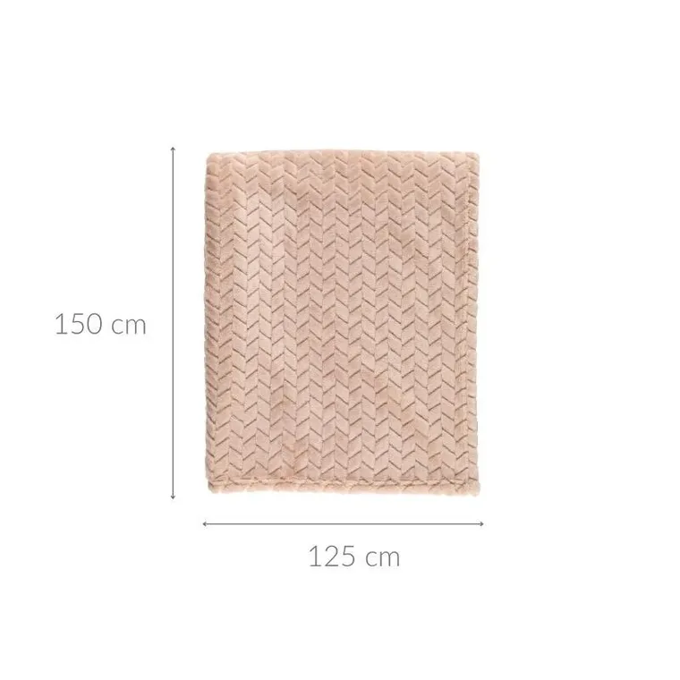 4living, koc polarowy, Mila, 125-150 cm