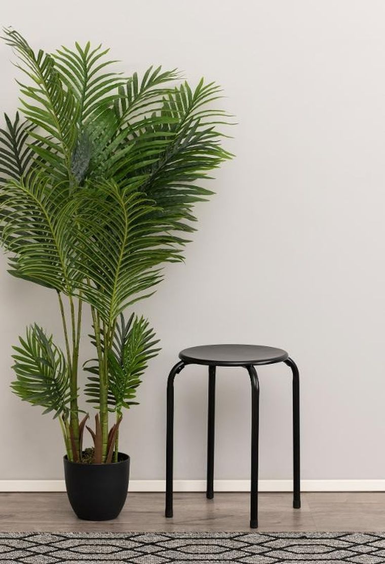 4living, metalowy taboret, średnica 30 cm