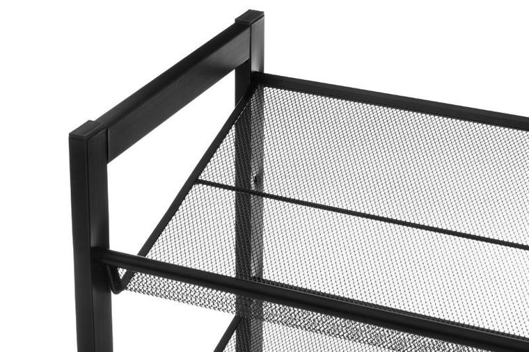 4living, Mimmi, metalowy stojak na buty, 2 poziomy, 74 cm