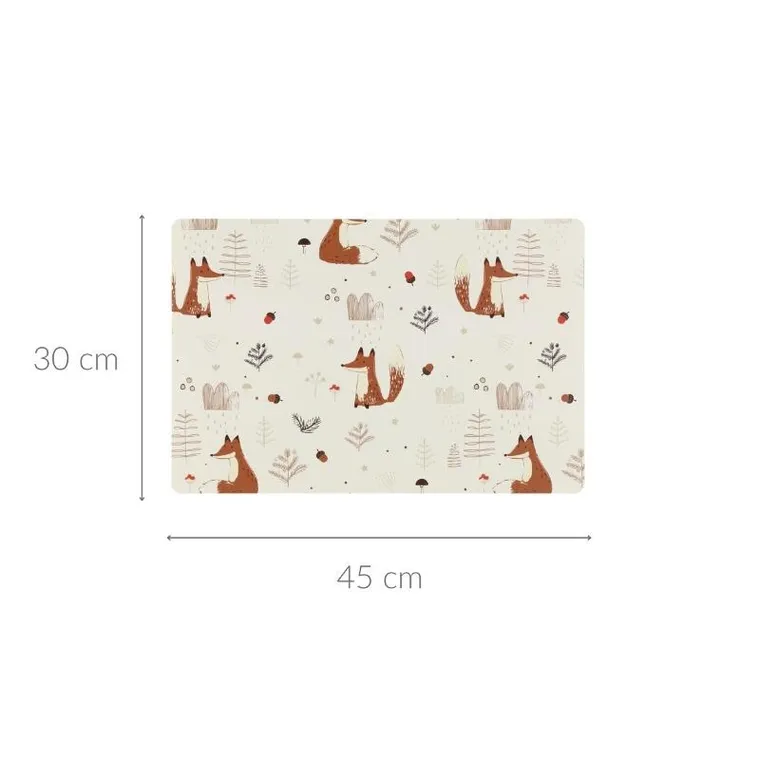 4living, podkładka do jedzenia, Fox, 45-30 cm