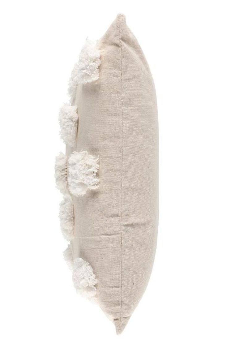 4living, poduszka dekoracyjna z pomponami, 45-45 cm