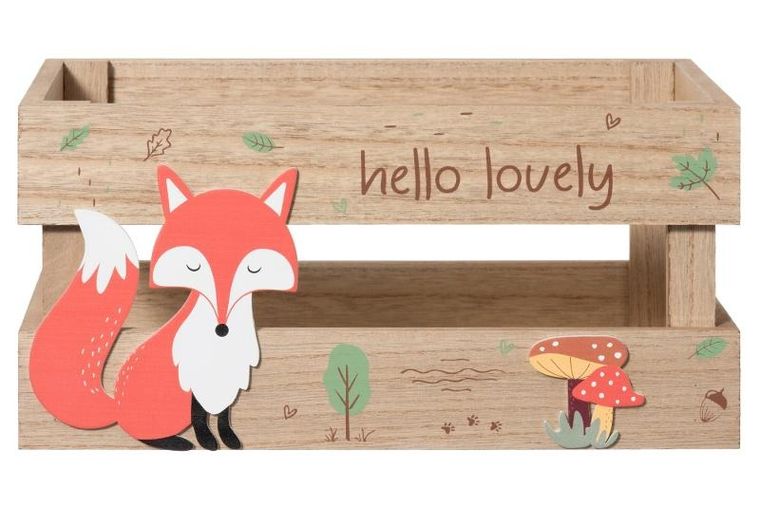 4living, skrzynka do przechowywania, Foxy, 20.5-30.5-14.5 cm