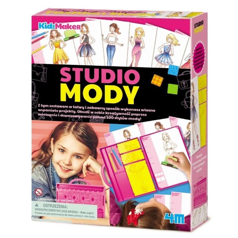 4M, KidzMaker, Studio mody, zestaw kreatywny