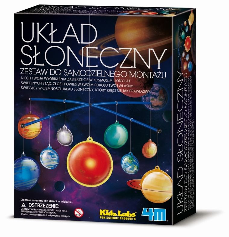 4M, mobilny układ słoneczny, zestaw kreatywny