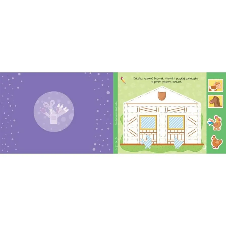 5-latek rysuje, wycina, nakleja. Kreatywna książeczka dla małego artysty