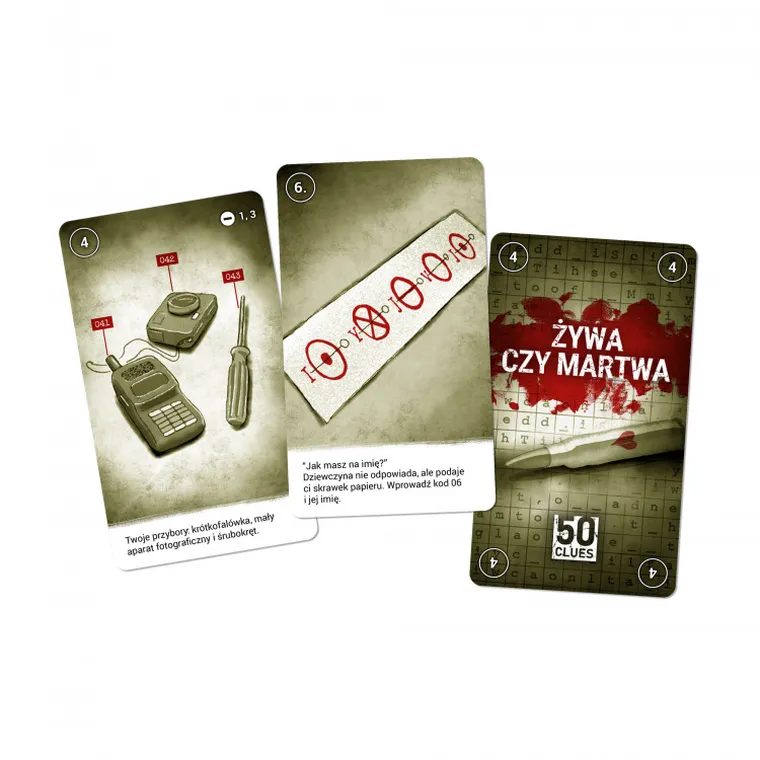 50 Clues, Żywa czy martwa, Maria - część 1, zagadki detektywistyczne, gra strategiczna
