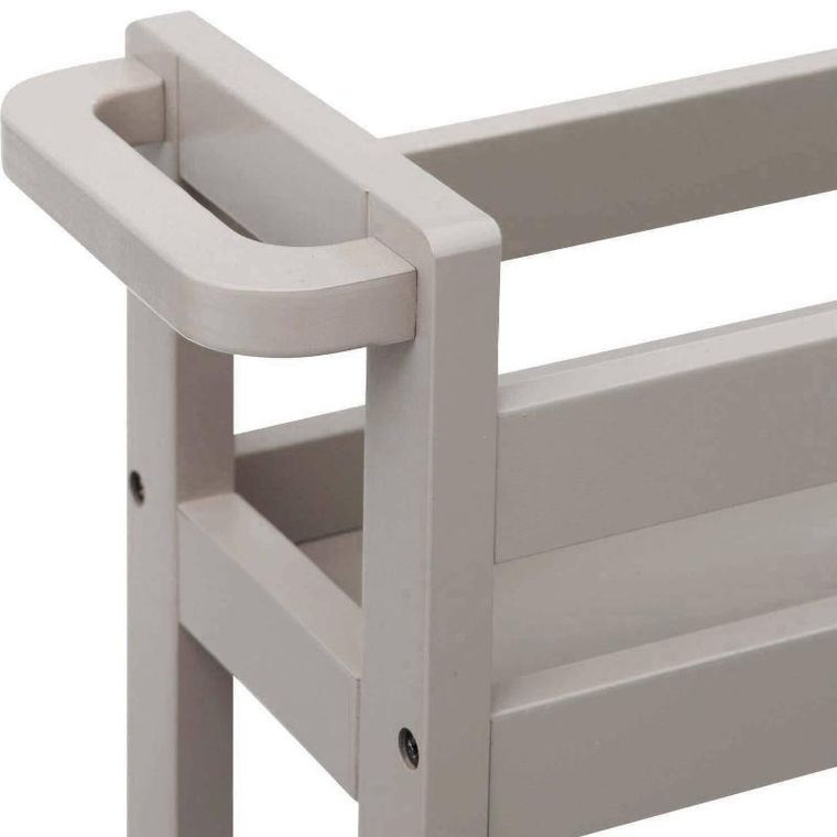 5five Simply Smart, bardzo wąski regał łazienkowy na kółkach, 3 półki, szer. 15 cm