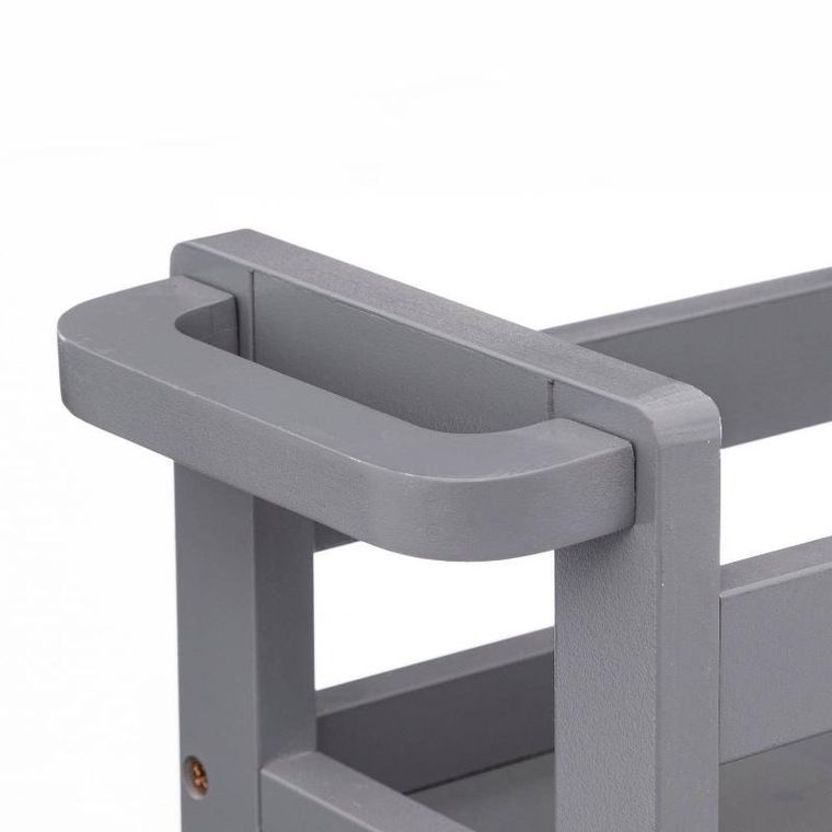 5five Simply Smart, bardzo wąski regał łazienkowy na kółkach, 3 półki, szer. 15 cm