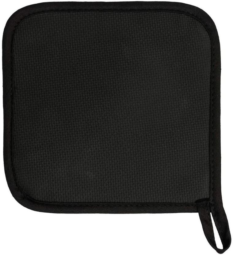 5five Simply Smart, bawełna podkładka pod gorące naczynia, 18-18 cm, czerwono-czarna