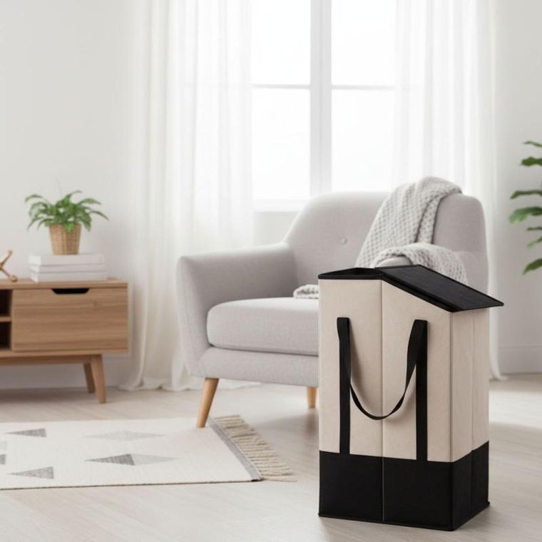 5five Simply Smart, Bicol, torba na pranie, zamykana, 45l