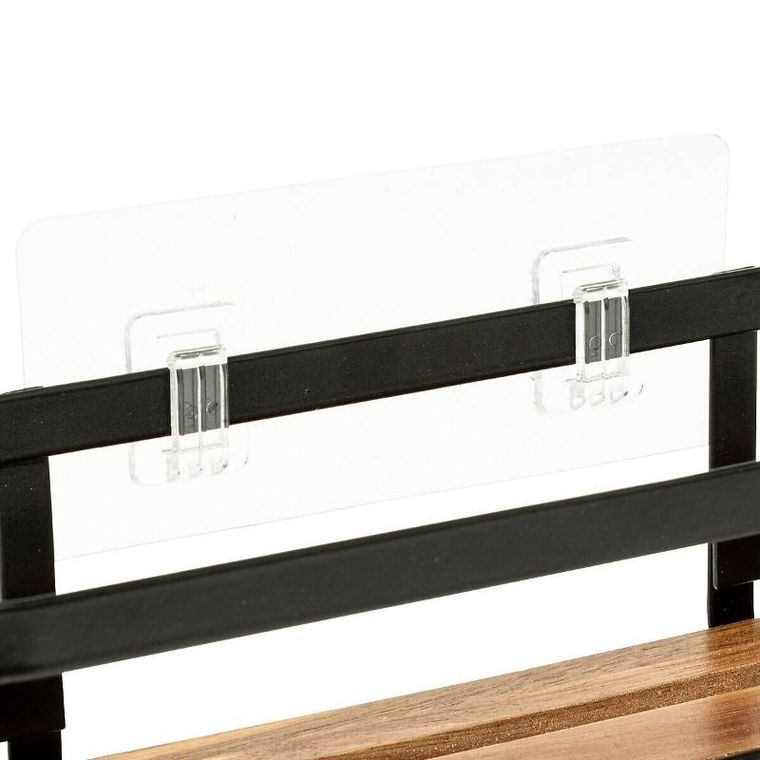 5five Simply Smart, Blackacia, półka pod prysznic, bez wiercenia, 25,5-10-8 cm