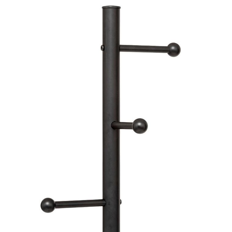 5five Simply Smart, Blackmarble, wieszak na płaszcze z 6 metalowymi uchwytami, 173 cm