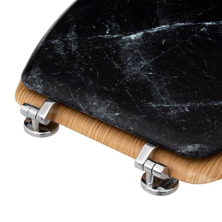 5five Simply Smart, deska sedesowa, Lea, wzór marmuru, standardowy rozstaw