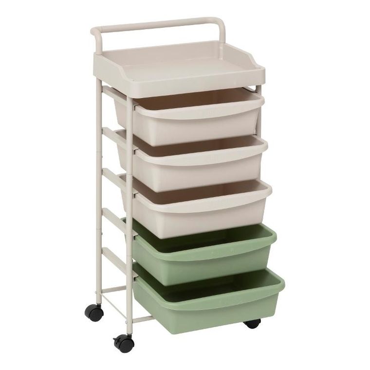 5five Simply Smart, Deskolor, mobilny organizer, 6 szuflad, 82 cm