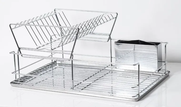 5five Simply Smart, dwupoziomowa suszarka do naczyń, stal nierdzewna