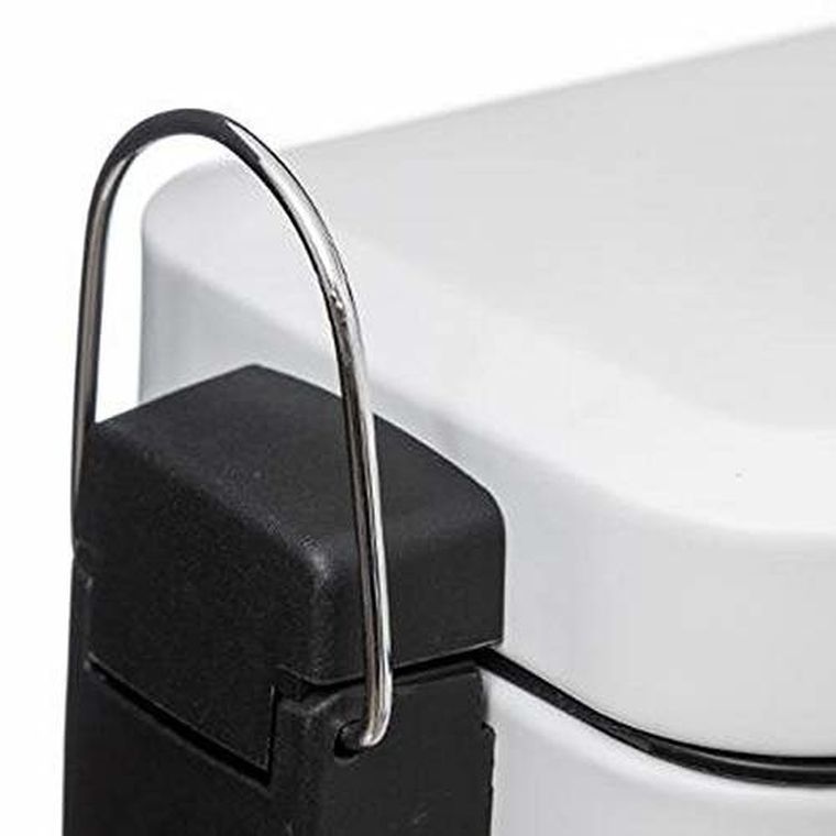 5five Simply Smart, kosz na śmieci łazienkowy, matowy, 5 L, biały