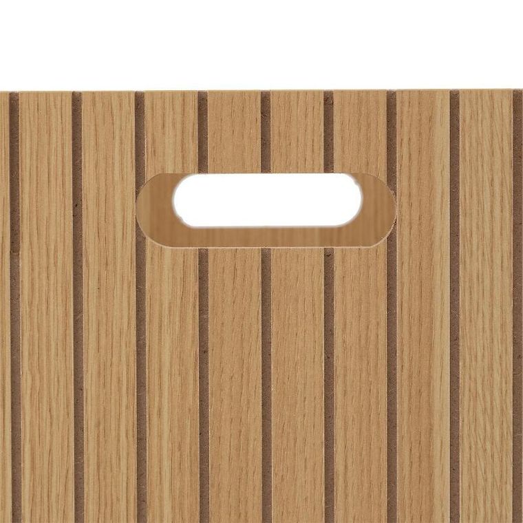 5five Simply Smart, kosz z Mdf z uchwytami, Tasso, 31-31 cm