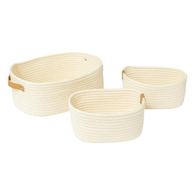 5five Simply Smart, koszyki na kosmetyki do łazienki, duo, 3 szt.