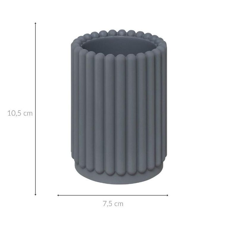 5five Simply Smart, kubek na szczoteczki do zębów, Bonbon, ø 7.5 cm