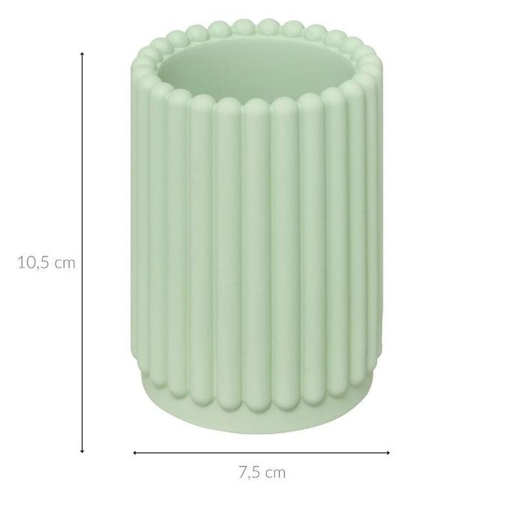 5five Simply Smart, kubek na szczoteczki do zębów, Bonbon, ø 7.5 cm