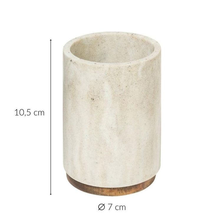 5five Simply Smart, kubek na szczoteczki do zębów, Come, ø 7 cm