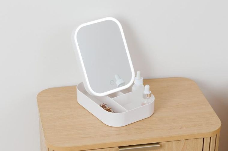 5five Simply Smart, Lumi, lusterko kosmetyczne 2w1 LED, 19,8-15-6 cm