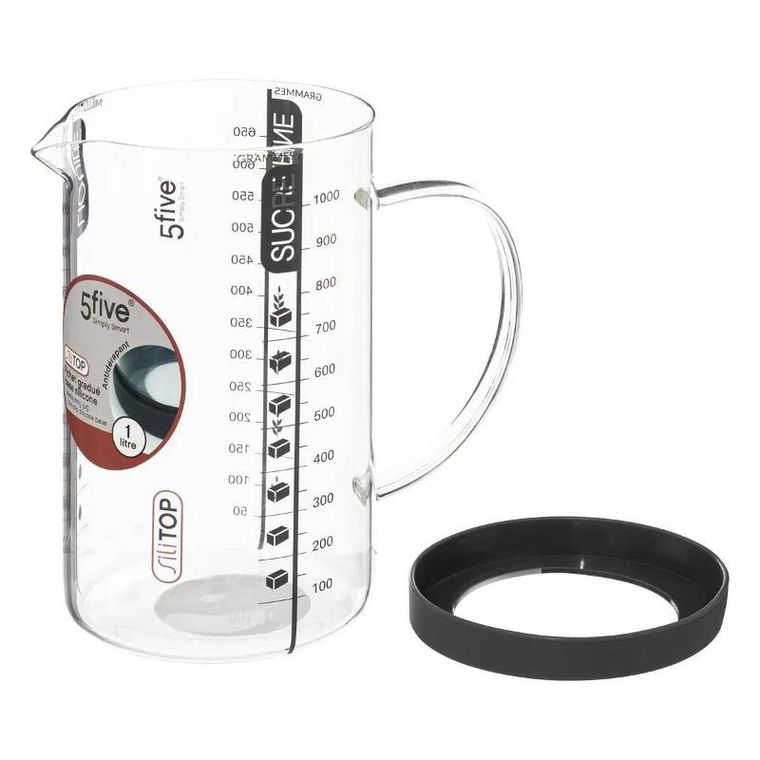 5five Simply Smart, menzurka kuchenna, szklana, 1 l