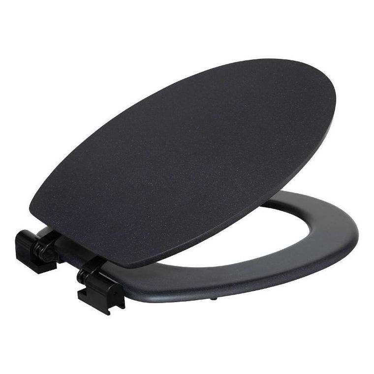 5five Simply Smart, Onyx, deska sedesowa, cicho opadająca, 37,5-49,9-5,2 cm