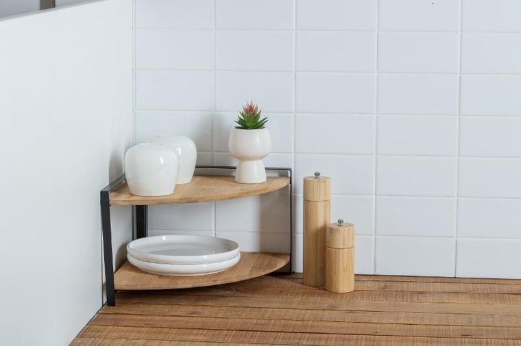 5five Simply Smart, Ordera, półka narożna na blat kuchenny, 29,7-29,7-20,5 cm