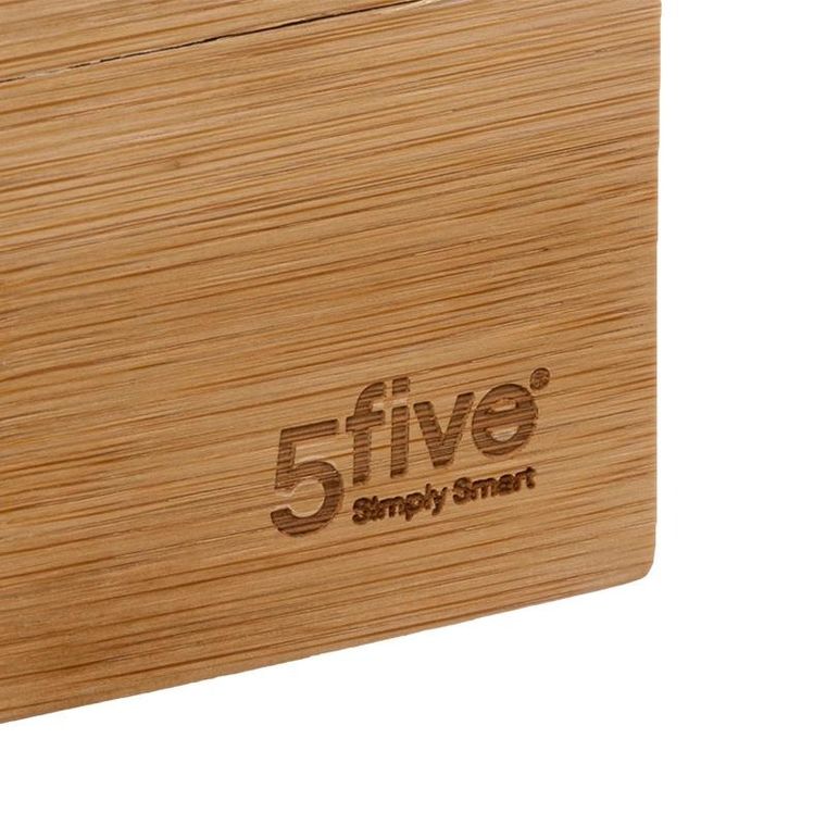 5five Simply Smart, organizer na kosmetyki, bamboo, 3 przegrody