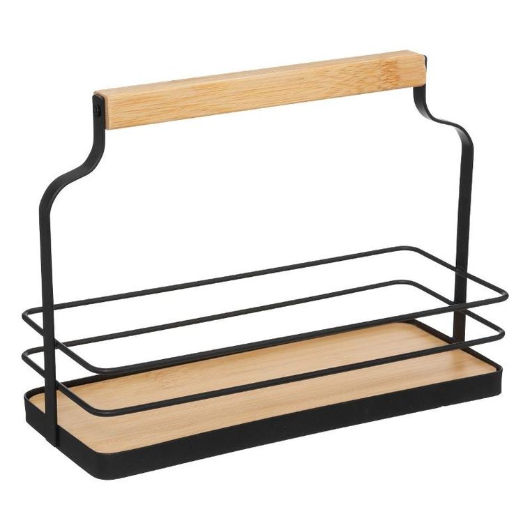 5five Simply Smart, organizer na przyprawy w formie koszyka, 10 słoiczków