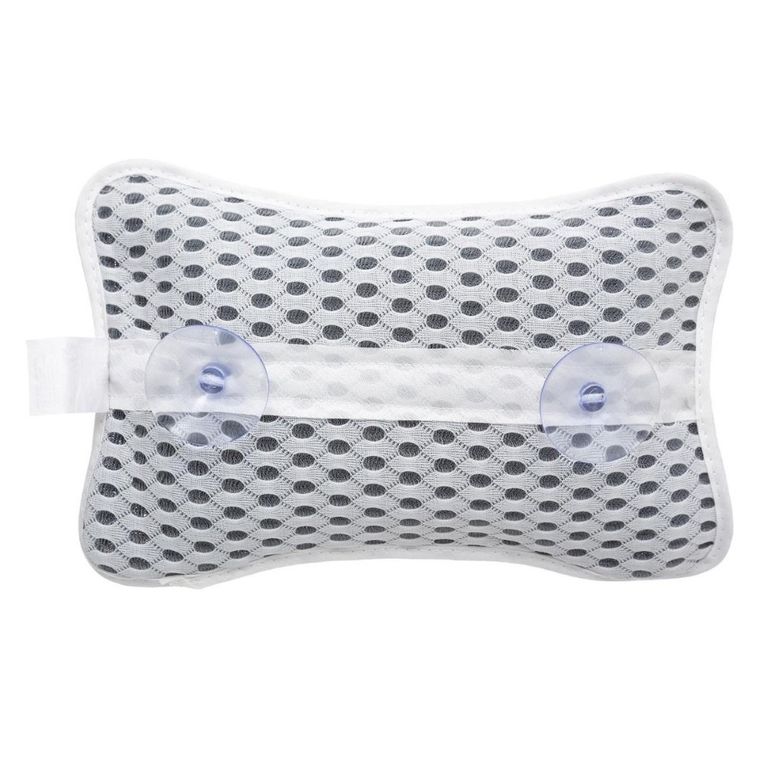 5five Simply Smart, poduszka do wanny, na przyssawki, 26-17 cm, motyw kropek