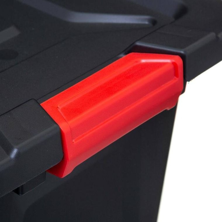 5five Simply Smart, pojemnik plastikowy z pokrywką, z zawiasami