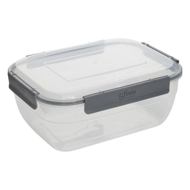 5five Simply Smart, pojemniki na żywność zamykane na klik klic, prostokątne, 4 szt.