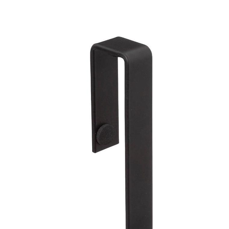 5five Simply Smart, półka na kabinę prysznicową, dwa poziomy, czarna, 32.5-16-60 cm